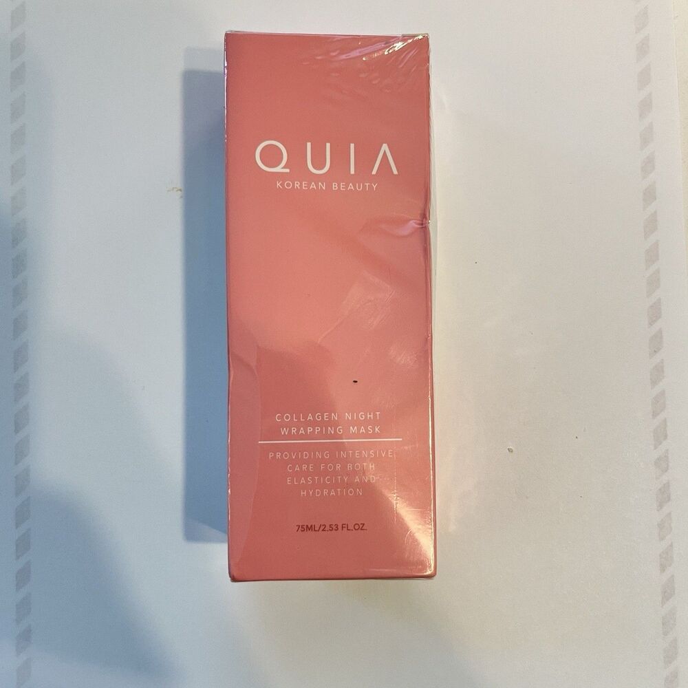 QUIA Korean Beauty - Collagen Night Wrapping Mask - 75ml - Exp: 09/30/2028 NEW